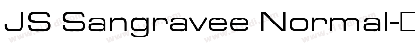 JS Sangravee Normal字体转换